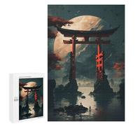 1000 PCS Rompecabezas para Adultos Torii Gate and Planet Rompecabezas para Adultos Juguete Decoración De Pared Decoración del Hogar 1000 PCS