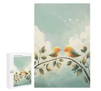 1000 PCS Rompecabezas para Adultos Two Birds on A Branch Juego Familiar De Rompecabezas Análisis Y Lógica Interacción Entre Padres E Hijos 1000 PCS