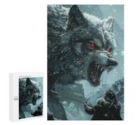 1000 PCS Rompecabezas para Adultos Viking Fenrir Wolf Rompecabezas para Adultos Juegos Divertidos Alivia El Estrés Desafiante De Completar 1000 PCS