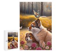 1000 PCS Rompecabezas para Adultos Whimsical Forest Friends Rompecabezas para Adultos Mejora La Memoria Actividades Divertidas En Casa 1000 PCS