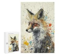1000 PCS Rompecabezas para Adultos Whimsical Fox Art Rompecabezas para Adultos Juegos Relajantes Corte De Precisión Cumpleaños Y Navidad 1000 PCS