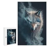 1000 PCS Rompecabezas para Adultos Wolf Spirit in Frost Rompecabezas para Adultos Juguete Decoración De Pared Mejora Los Recuerdos Regalos para Amigos Y Familiares 1000 PCS