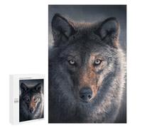 1000 PCS Rompecabezas para Adultos Wolf's Gaze Wild Eyes -1 Rompecabezas para Adultos Juegos De Relajación Regalos para Mujeres Regalos De Cumpleaños 1000 PCS