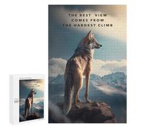 1000 PCS Rompecabezas para Adultos Wolf's Majesty Mountain Summit Serenity Juego Familiar De Rompecabezas Análisis Y Lógica Interacción Entre Padres E Hijos 1000 PCS