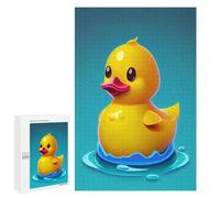 1000 PCS Rompecabezas para Adultos Yellow Rubber Duck Juego Familiar De Rompecabezas Análisis Y Lógica Interacción Entre Padres E Hijos 1000 PCS