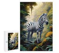 1000 PCS Rompecabezas para Adultos Zebra Animal Art Rompecabezas para Adultos Juegos Divertidos Alivia El Estrés Desafiante De Completar 1000 PCS