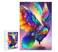 1000 PCS Rompecabezas Rainbow Phoenix Art Print Rompecabezas para Adolescentes. Corte De Precisión. Actividades Divertidas En Casa. Juego Desafiante Y Juego En Familia. 1000 PCS
