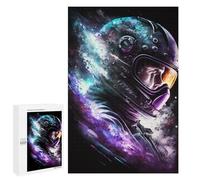 1000 PCS Rompecabezas Space Helmet Art Print Rompecabezas para Adolescentes: Alivia El Estrés. Entrena Tu Cerebro Y Tus Manos. Juguetes Educativos De Aprendizaje 1000 PCS