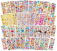 1000+ Pegatina para niños Stickers Infantiles 3D Pegatinas Animales Pegatinas Cumpleaños DIY Scrapbooking Regalo 50 Hojas