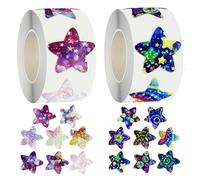1000 Pegatinas de Cielo Estrellado y Universo - Estrellas para Niños, Recompensa para Profesores, Decorativas, Hechas a Mano