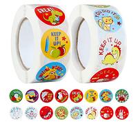 1000 Pegatinas de Recompensa Estudiante Alabanza Pegatina Escuela Etiqueta Autoadhesivo Calcomanías Well Done Star Reward Sticker Profesore Motivar Incentivar Alumno Suministro Scrapbooking Revista 2