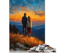 1000 pezzi Golden Horizon - Insieme oltre il silenzio Puzzle in Legno difficili per adolescenti Regali Decorazione per la casa Puzzle Giocattoli 1000 pezzi (75x50 cm)