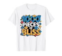 1000 Pieces Bliss Jigsaw Puzzle Scattered Graphic Piece Camiseta