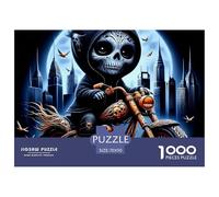 1000 Pieza 1000caballero Esqueleto Decoración PuzzleA Domineering Suave and Rebellious Skeleton Puzzles Adultos con Adultos De 12 Años Y Más Puzzle Educativo El Desafío Es Difícil Decoración del Ho