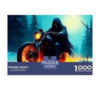 1000 Pieza 1000caballero Esqueleto El PuzzleA Mighty and Domineering But Charming Rogue Fantasy Character Puzzles Adultos con Adultos De 12 Años Y Más Juego Duro El Desafío Es Difícil Regalos De Deco