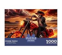 1000 Pieza 1000caballero Esqueleto Rompecabezas PiezasA Mighty and Domineering But Charming Rogue Fantasy Character Puzzles Adultos con Adultos De 12 Años Y Más Juego Duro El Desafío Es Difícil Decor
