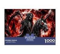 1000 Pieza 1000caballero Esqueleto RompecabezasA Mighty and Domineering But Charming Rogue Fantasy Character Puzzles Adultos con Adultos De 12 Años Y Más Puzzle Educativo El Desafío Es Difícil Decora