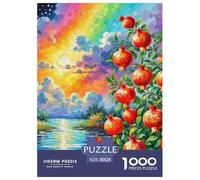 1000 Pieza 1000Flor de Granada Decoración Puzzle Puzzles para Adultos con Adultos De 12 Años Y Más Juego Duro El Desafío Es Difícil Regalos De Decoración del Hogar38x26cm/1000pcs