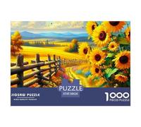 1000 Pieza 1000girasol Decoración PuzzleA Plant That Always Faces The Sun Puzzles para Adultos con Adultos De 12 Años Y Más Juego Duro El Desafío Es Difícil Decoración del Hogar38x26cm/1000pcs