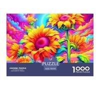 1000 Pieza 1000girasol PieceJigsawA Plant That Always Faces The Sun Puzzles para Adultos con Adultos De 12 Años Y Más Brainteasing El Desafío Es Difícil Decoración del Hogar70x50cm/1000pcs