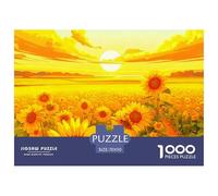 1000 Pieza 1000girasol PieceJigsawA Plant That Always Faces The Sun Puzzles para Adultos con Adultos De 12 Años Y Más Puzzle Educativo El Desafío Es Difícil Regalos De Decoración del Hogar70x50cm/10