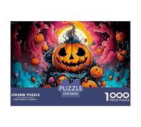1000 Pieza 1000Halloween Decoración PuzzleHalloween-Themed Style Puzzles para Adultos con Adultos De 12 Años Y Más Juego Duro El Desafío Es Difícil Regalos De Decoración del Hogar38x26cm/1000pcs