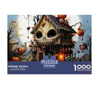 1000 Pieza 1000Halloween El PuzzleHalloween-Themed Style Puzzles para Adultos con Adultos De 12 Años Y Más Juego Duro El Desafío Es Difícil Regalos De Decoración del Hogar38x26cm/1000pcs