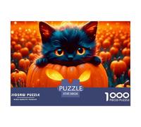 1000 Pieza 1000Halloween El PuzzleHalloween-Themed Style Puzzles para Adultos con Adultos De 12 Años Y Más Juego Duro El Desafío Es Difícil Regalos De Decoración del Hogar38x26cm/1000pcs