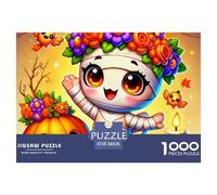 1000 Pieza 1000Halloween El PuzzleHalloween-Themed Style Puzzles para Adultos con Adultos De 12 Años Y Más Puzzle Educativo El Desafío Es Difícil Regalos De Decoración del Hogar38x26cm/1000pcs