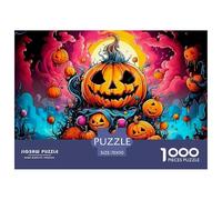 1000 Pieza 1000Halloween PieceJigsawHalloween-Themed Style Puzzles para Adultos con Adultos De 12 Años Y Más Puzzle Educativo El Desafío Es Difícil Decoración del Hogar70x50cm/1000pcs