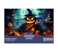 1000 Pieza 1000Halloween PieceJigsawHalloween-Themed Style Puzzles para Adultos con Adultos De 12 Años Y Más Puzzle Educativo El Desafío Es Difícil Decoración del Hogar38x26cm/1000pcs