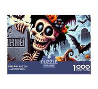 1000 Pieza 1000Halloween Rompecabezas PiezasHalloween-Themed Style Puzzles para Adultos con Adultos De 12 Años Y Más Juego Duro El Desafío Es Difícil Regalos De Decoración del Hogar38x26cm/1000pcs