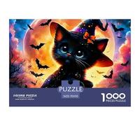 1000 Pieza 1000Halloween RompecabezasHalloween-Themed Style Puzzles para Adultos con Adultos De 12 Años Y Más Puzzle Educativo El Desafío Es Difícil Decoración del Hogar70x50cm/1000pcs