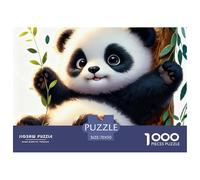 1000 Pieza 1000Panda PieceJigsawNational Treasure-level Cute And Adorable Creature Puzzles Para Adultos Con Adultos De 12 Años Y Más Brainteasing El Desafío Es Difícil Decoración Del Hogar70x50cm/1000