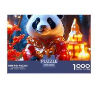 1000 Pieza 1000Panda PieceJigsawNational Treasure-level Cute And Adorable Creature Puzzles Para Adultos Con Adultos De 12 Años Y Más Brainteasing El Desafío Es Difícil Decoración Del Hogar38x26cm/1000