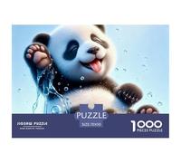 1000 Pieza 1000Panda PieceJigsawNational Treasure-level Cute And Adorable Creature Puzzles Para Adultos Con Adultos De 12 Años Y Más Brainteasing El Desafío Es Difícil Decoración Del Hogar70x50cm/1000