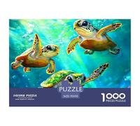 1000 Pieza 1000Tortuga Marina El PuzzleThe Spirit of The Sea Has A Long Lifespan Puzzles para Adultos con Adultos De 12 Años Y Más Juego Duro El Desafío Es Difícil Decoración del Hogar70x50cm/1000pcs