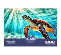 1000 Pieza 1000Tortuga Marina El PuzzleThe Spirit of The Sea Has A Long Lifespan Puzzles para Adultos con Adultos De 12 Años Y Más Brainteasing El Desafío Es Difícil Decoración del Hogar70x50cm/1000p