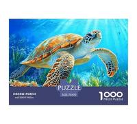 1000 Pieza 1000Tortuga Marina El PuzzleThe Spirit of The Sea Has A Long Lifespan Puzzles para Adultos con Adultos De 12 Años Y Más Puzzle Educativo El Desafío Es Difícil Decoración del Hogar70x50cm/1
