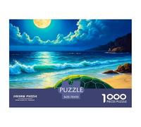 1000 Pieza 1000Tortuga Marina RompecabezasThe Spirit of The Sea Has A Long Lifespan Puzzles para Adultos con Adultos De 12 Años Y Más Juego Duro El Desafío Es Difícil Decoración del Hogar70x50cm/1000
