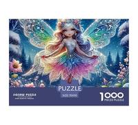 1000 Pieza Elfos de Hadas Rompecabezas Desafiante Elfos de Hadas Rompecabezas De Decoración Juego Familiar Regalo para Adultos A Partir De 12 Años 70x50cm/1000pcs