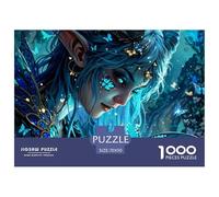 1000 Pieza Elfos de Hadas Rompecabezas Premium Elfos de Hadas Rompecabezas De Decoración Pasatiempo Creativo Regalo para Adultos A Partir De 12 Años 70x50cm/1000pcs