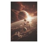 1000 piezas (75 x 50 cm) puzzles para adolescentes Exploring The Solar System Planets And Moons Puzzles para adultos, juguetes de bricolaje, decoración perfecta, ideas únicas de cumpleaños e ideas de