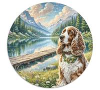 1000 Piezas American Cocker Spaniel Puzle Juego De Habilidad Decoración Familiar Juguetes Desafiantes Perro Puzzle Regalo Creativo para Adultos Y Niños A PArteir De 14 Años 1000pcs (67.5x67.5cm)