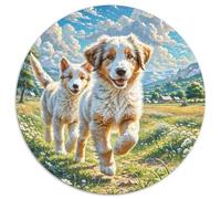 1000 Piezas Anatolian Shepherd Perro Puzzle Juguetes Desafiantes Decoración del Hogar Animal lindoes Rompecabezas Familiar Regalo Creativo para Adultos Y Niños 1000pcs (67.5x67.5cm)