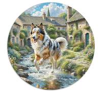 1000 Piezas Anatolian Shepherd Perro Puzzle Juguetes Desafiantes Decoración Familiar Animal lindoes Rompecabezas Imposible Desafíos Divertidos para Adultos Y Niños 1000pcs (67.5x67.5cm)