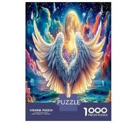 1000 Piezas Ángel Alas Luna Puzzles Pasatiempo Creativo Alas ilusorias del espíritu del mar Rompecabezas Desafío Juguetes para Adultos Y Niños A Partir De 12 Años 70x50cm/1000pcs