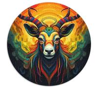 1000 Piezas antílope Torcido Puzle Juguetes Desafiantes Decoración del Hogar Arte psicodélicoee Rompecabezas De Decoración Desafíos Divertidos para Adultos Y Niños 1000pcs (67.5x67.5cm)