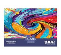 1000 Piezas Art abstrait Puzzle Juego De Habilidad Decoración del Colorful Graffiti Art Puzle Hogar Juguetes Desafiantes Regalo Creativo para Adultos Y Niños 70x50cm/1000pcs