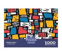1000 Piezas Art abstrait Puzzle Juego De Habilidad Decoración del Hogar Colorful Graffiti Art Rompecabezas De Decoración Regalo Creativo para Adultos Y Niños 70x50cm/1000pcs